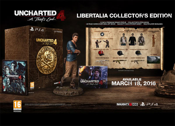 uncharted_4_libertalia_ps4_9.jpg Uncharted 4: Fine di un Ladro - Libertalia Collectors Edition (PS4) - immagine 1