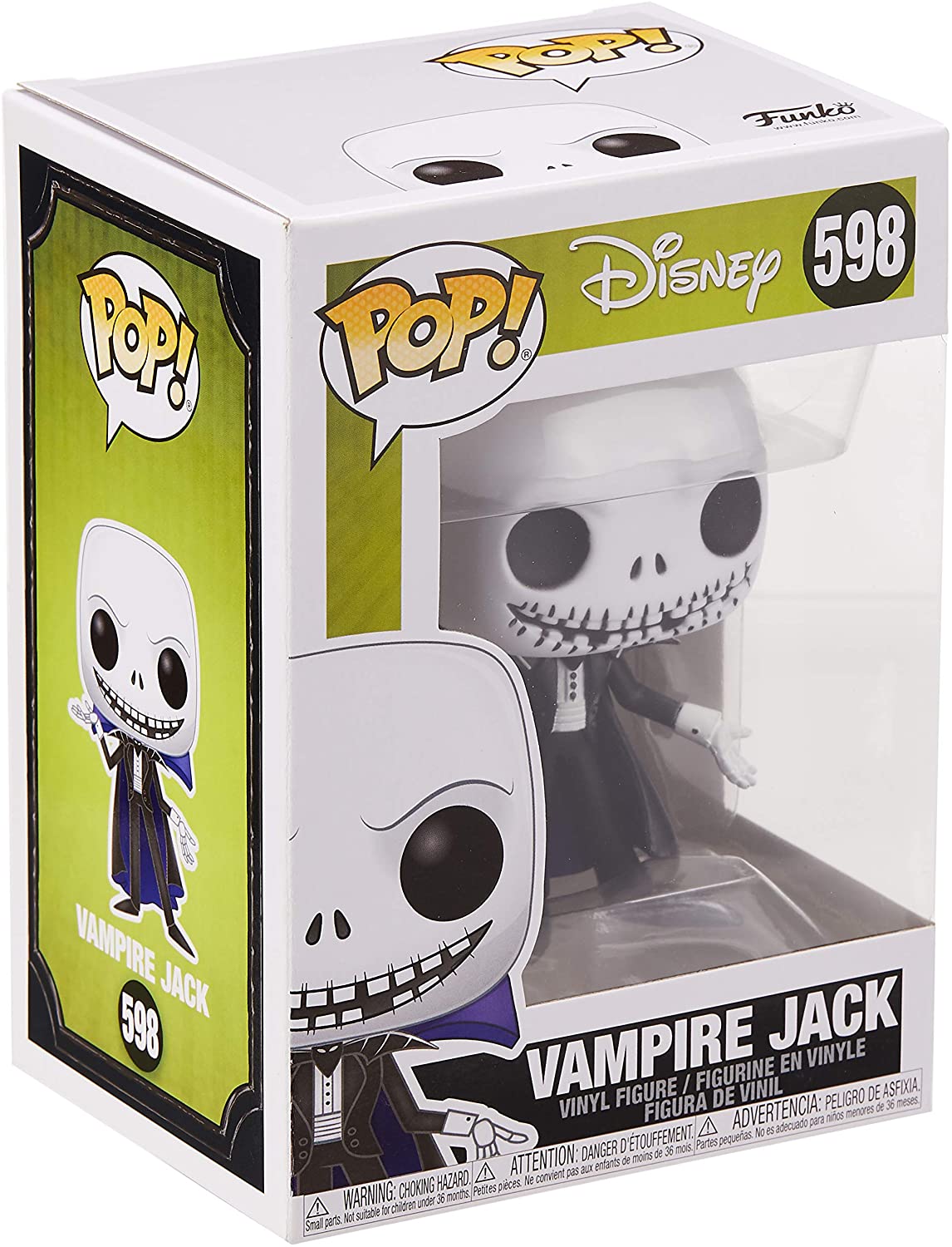 vampire1_7.jpg Funko Pop! Disney - Special Edition - 598 VAMPIRE JACK - Vinyl Figure - immagine 1