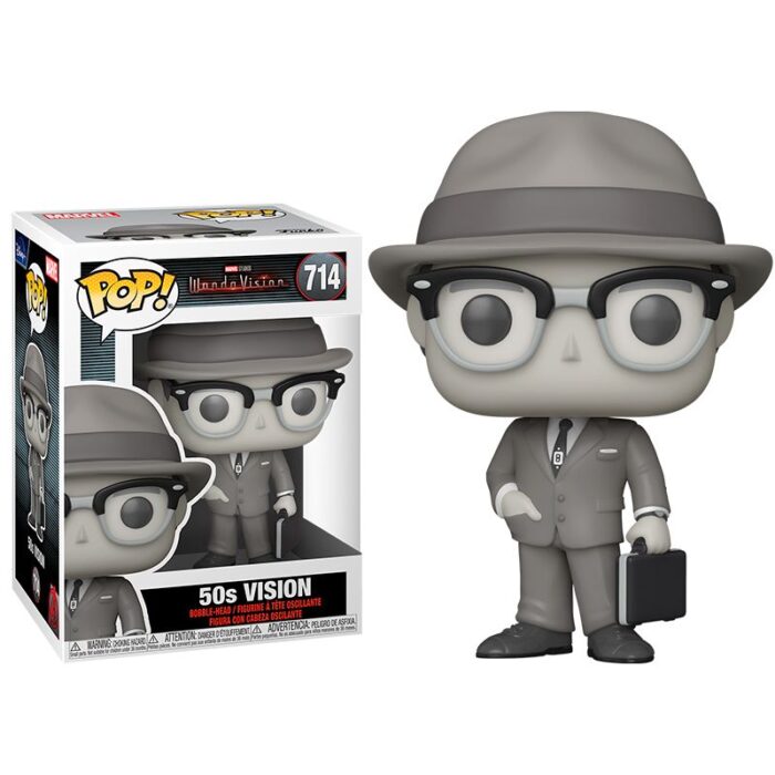 Funko Pop! Marvel Studios Wanda Vision - Vision 50s - 714 - Bobble Head - immagine 3