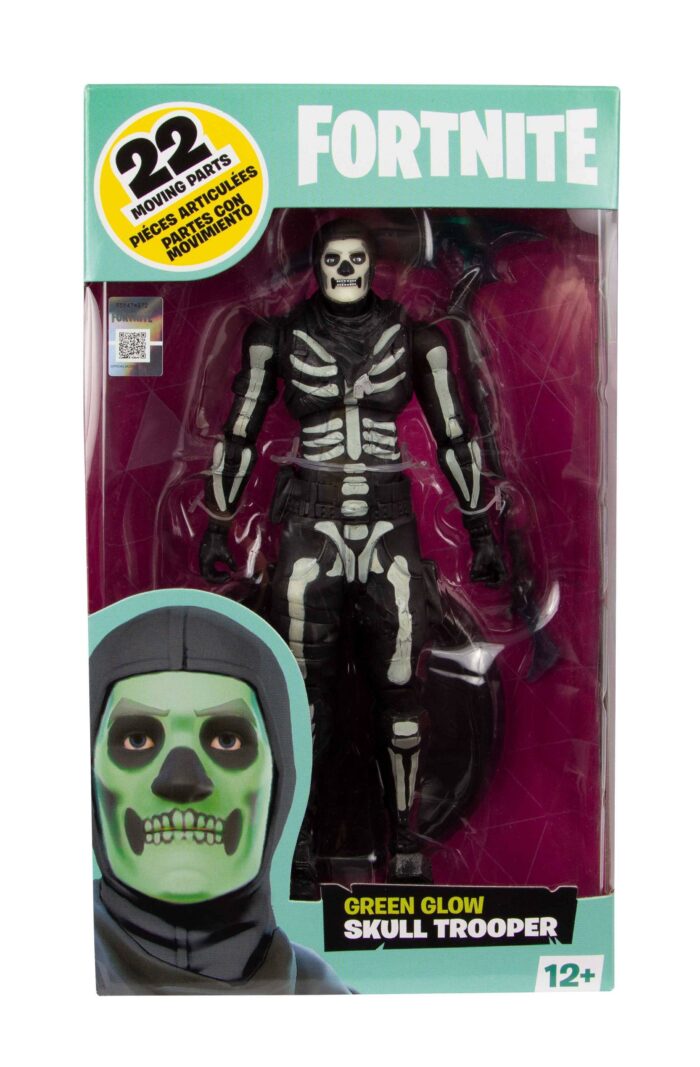 Fortnite - Green Glow Skull Trooper - Action Figure - immagine 3