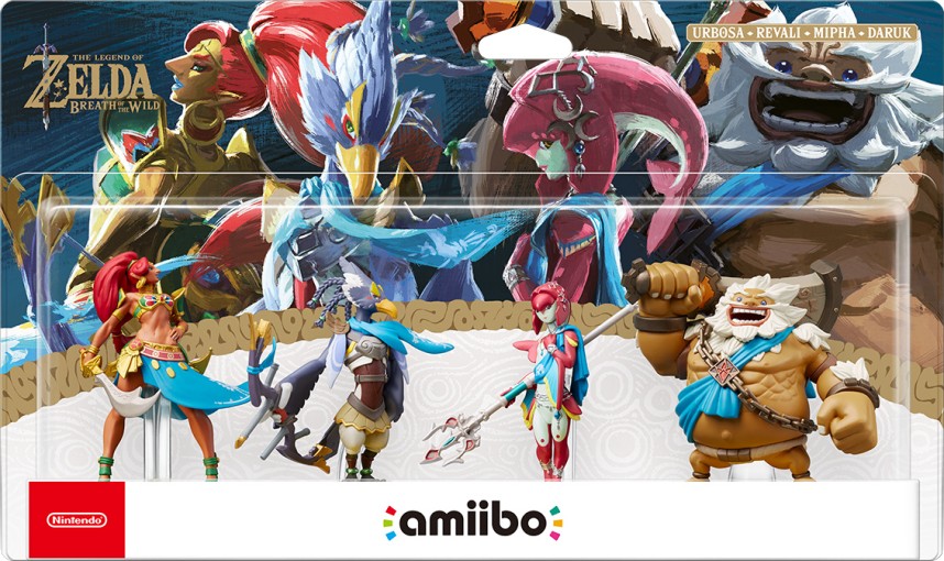 zelda_3_7.jpg Nintendo Amiibo - Serie The Legend of Zelda: Breath of the Wild - 4 Pack - immagine 1