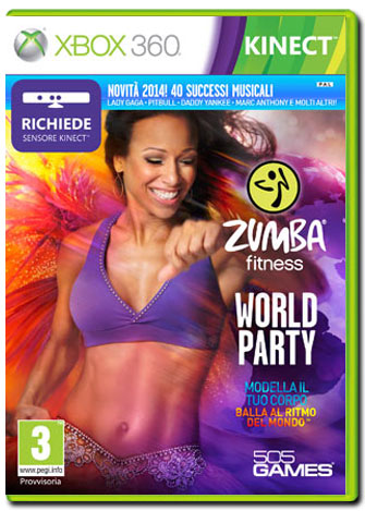 zumba_world_party_x360_7.jpg Zumba Fitness World Party (Xbox 360) - immagine 1