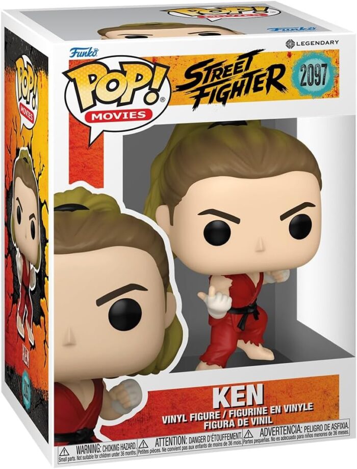 Funko Pop! Movies Street Fighter - Ken - 2097 – Vinyl Figure - immagine 2