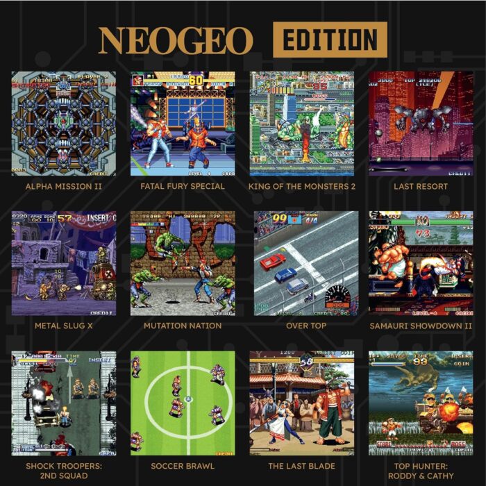 Evercade NEOGEO Super Pocket Starter Bundle - 31 Giochi Inclusi - Console Retro - immagine 6